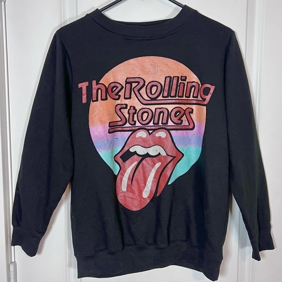 The Rolling Stones Women’s Graphic Crewneck Sweatshirt - Picture 1 of 3